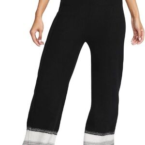 Nike Yoga Therma-FIT ADV Wool Sweatpants, Black/Light Orewood Brown, XXL